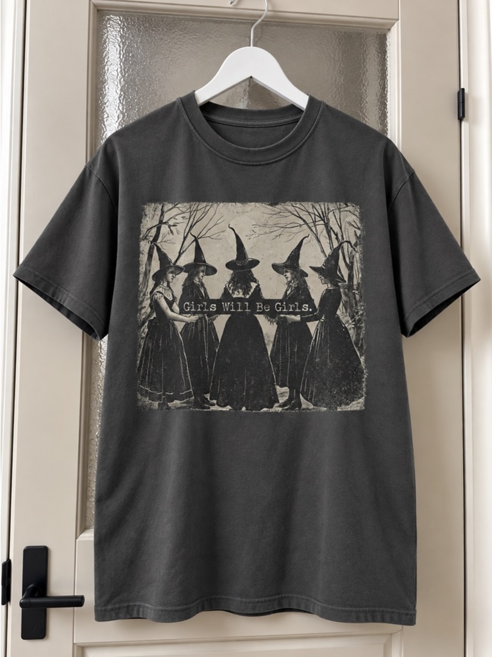 Girls Will Be Girls Witches Graphic Pepper Tee